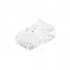 EXERTIS CONNECT RJ45 modulārais kontaktdakša Cat. 6 UTP savītam kabelim, caurspīdīga, 10 gab. 920560