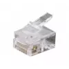 Exertis Connect RJ12 modulārais savienotājs plakanajam kabelim, neekranēts, 6P6C, 10 gab. (920630)