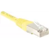 EXERTIS CONNECT CAT.6 F/UTP komutācijas kabelis, dzeltens, 0,5 m, plāns Snagless 842051