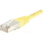 EXERTIS CONNECT Cat6 F/UTP komutācijas kabelis, dzeltens, 2,0 m, ar šauru lieces atslogojumu 842201