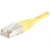 EXERTIS CONNECT Cat6 F/UTP komutācijas kabelis, dzeltens, 2,0 m, ar šauru lieces atslogojumu 842201