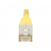 EXERTIS CONNECT Cat6 F/UTP komutācijas kabelis, dzeltens, 2,0 m, ar šauru lieces atslogojumu 842201