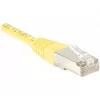 EXERTIS CONNECT Cat6 F/UTP komutācijas kabelis, dzeltens, 2,0 m, ar šauru lieces atslogojumu 842201