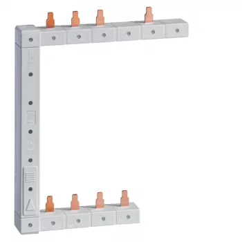 HAGER KCF963L vertikālā fāzes kopne, kreisā, 2 rindas, 63 A, 12 moduļi, kontaktdakšu tipa