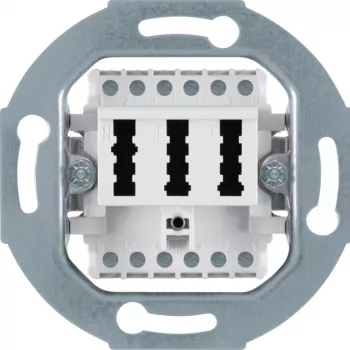 HAGER WDF4011WG TAE ligzda 2 x 6/6NFF polāri balta matēta