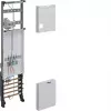 Hager ZH33Q7NT universZ komplektskaitītāja lauks 1050x250mm, 3 fāžu, 1 skaitītāja vieta, 10mm² ar atslēgšanas funkciju