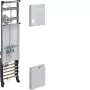 Hager ZH33Q7NT universZ komplektskaitītāja lauks 1050x250mm, 3 fāžu, 1 skaitītāja vieta, 10mm² ar atslēgšanas funkciju