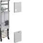 Hager universZ komplekta lauks ZH33W7NT, 3 fāžu, 1 skaitītāja vieta, 10 mm², 1050x250 mm