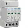 Hager SPB420 2. tipa pārsprieguma aizsargs 3P+N 275V AC 40kA DIN sliedei