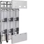Hager universZ komplekts mērīšanas lauks 1350x750mm 3-fāžu 6 skaitītāju pozīcijas 10 mm² ar atvienošanas funkciju ZL53W8NT