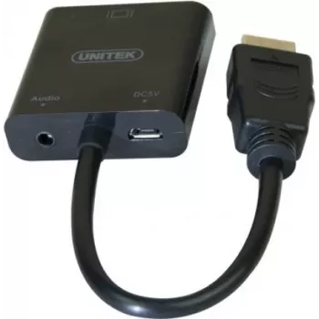 Exertis Connect 051248 VGA uz HDMI adaptera kabelis 0,15 m melns