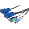 EXERTIS CONNECT KVM kombinētais kabelis USB, PS/2, 1,8m (66302)