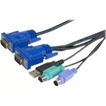 EXERTIS CONNECT KVM kombinētais kabelis USB, PS/2, 1,8m (66302)