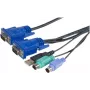 EXERTIS CONNECT KVM kombinētais kabelis USB, PS/2, 1,8m (66302)