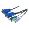 EXERTIS CONNECT KVM kombinētais kabelis USB, PS/2, 1,8m (66302)