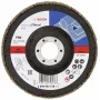 Bosch X431 Standard slīpēšanas ziedlapa metālam, taisna, 125 mm, graudainība 80, stikla šķiedras pamatne 2608603718