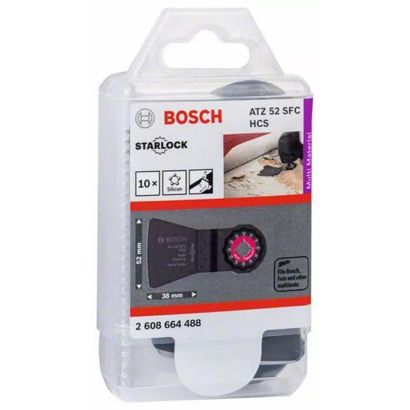 Bosch StarlockPlus HCS skrāpēšanas asmens ATZ 52 SC, 52 mm, 10 gab.