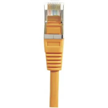 Exertis Connect 234120 Cat.6 F/UTP savienojuma kabelis, 2 m, oranžs, ar slaidu lieces aizsardzību