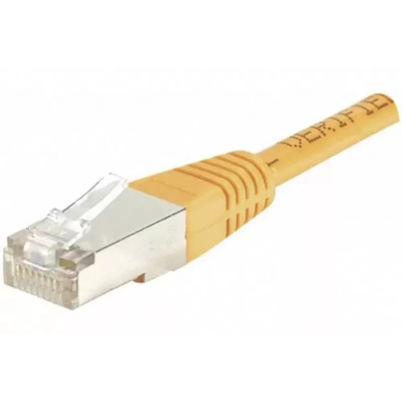 Exertis Connect 234120 Cat.6 F/UTP savienojuma kabelis, 2 m, oranžs, ar slaidu lieces aizsardzību