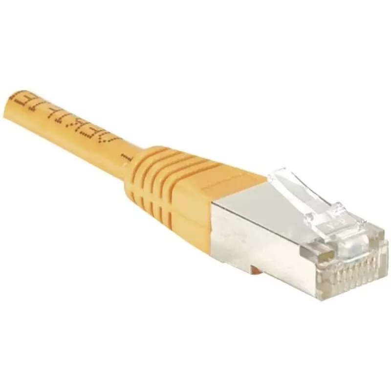 Exertis Connect 234120 Cat.6 F/UTP savienojuma kabelis, 2 m, oranžs, ar slaidu lieces aizsardzību
