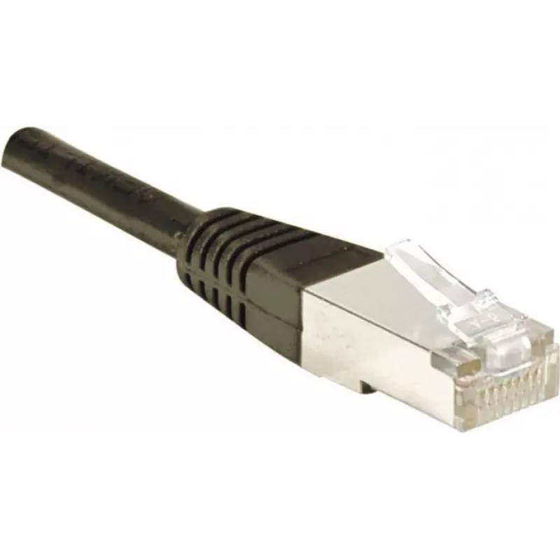 Exertis Connect 234220 Cat6 F/UTP tīkla savienojuma kabelis, 0,5 m, melns