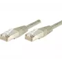 EXERTIS CONNECT Cat.6 F/UTP tīkla kabelis, pelēks, 25 m, slaids ar aizsargātu fiksatoru 240250