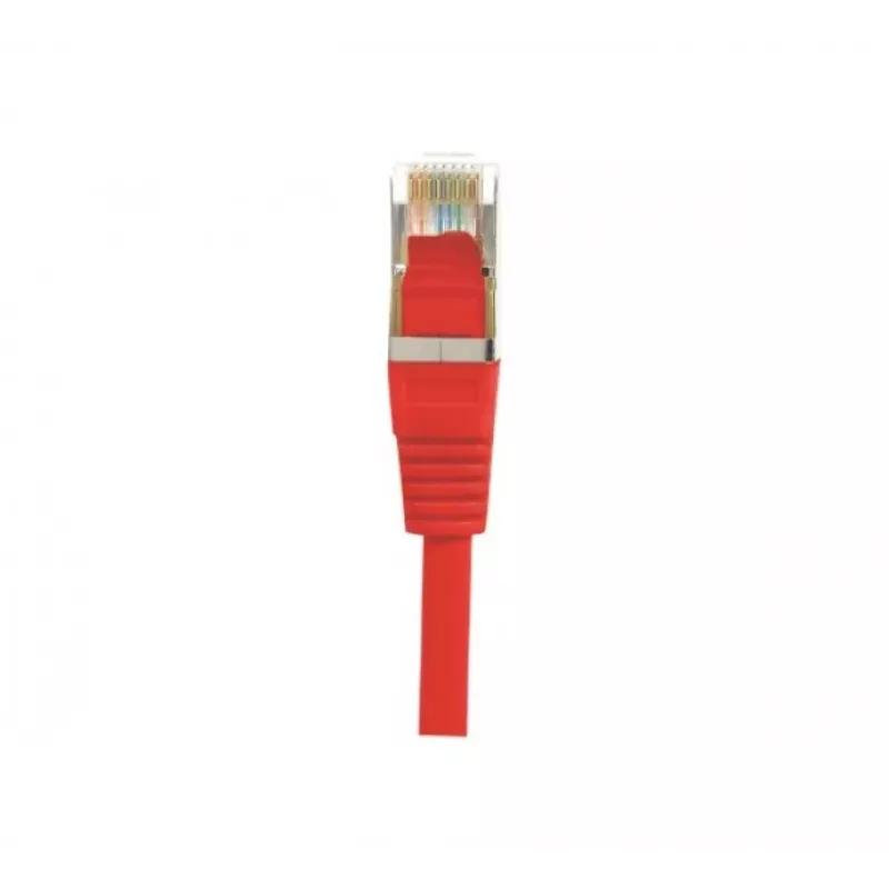 EXERTIS CONNECT Cat.5e F/UTP tīkla kabelis, RJ45, sarkans, 3,0 m, ar slaidu aizsarguzmavu 847033
