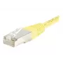 EXERTIS CONNECT Cat.6 F/UTP tīkla kabelis, 7 m, dzeltens, ar slaidu aizsarguzmavu 245570