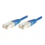 EXERTIS CONNECT Cat.6 F/UTP tīkla kabelis, 7 m, zils 246570