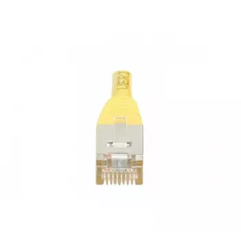 EXERTIS CONNECT Cat.5e F/UTP komutācijas kabelis, dzeltens, 0,5 m, ar slaidu lieces aizsardzību 847161