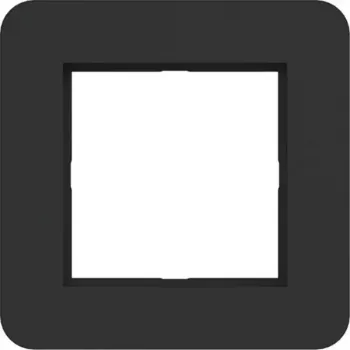 Hager C.8 1 moduļa rāmītis, nakts melns matēts WAD9100BM