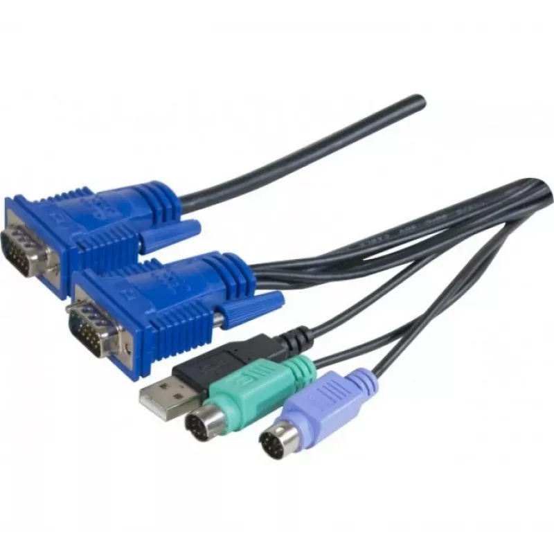 EXERTIS CONNECT KVM Combo kabelis USB, PS/2, 5,0 m (066305)