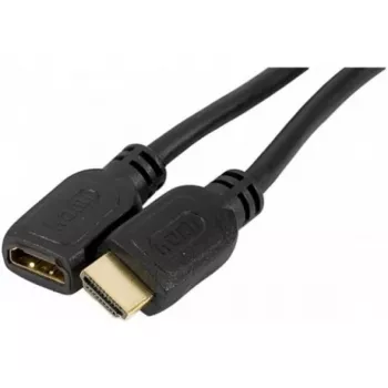 EXERTIS CONNECT High Speed HDMI pagarinājuma kabelis, zelta pārklājums, HDMI Type A male to female, 1,0 m 128395
