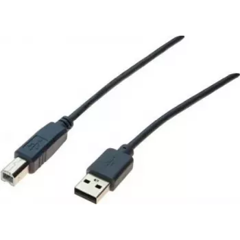 Exertis Connect 532408 USB 2.0 kabelis, USB-A uz USB-B, 1,8 m, pelēks