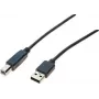 Exertis Connect 532408 USB 2.0 kabelis, USB-A uz USB-B, 1,8 m, pelēks