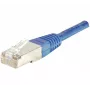 EXERTIS CONNECT Cat6 F/UTP komutācijas kabelis, zils, 0,5 m, ar slaidu aizsarguzmavu 842054