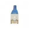 EXERTIS CONNECT Cat6 F/UTP komutācijas kabelis, zils, 0,5 m, ar slaidu aizsarguzmavu 842054