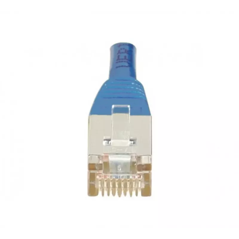 EXERTIS CONNECT Cat6 F/UTP komutācijas kabelis, zils, 0,5 m, ar slaidu aizsarguzmavu 842054