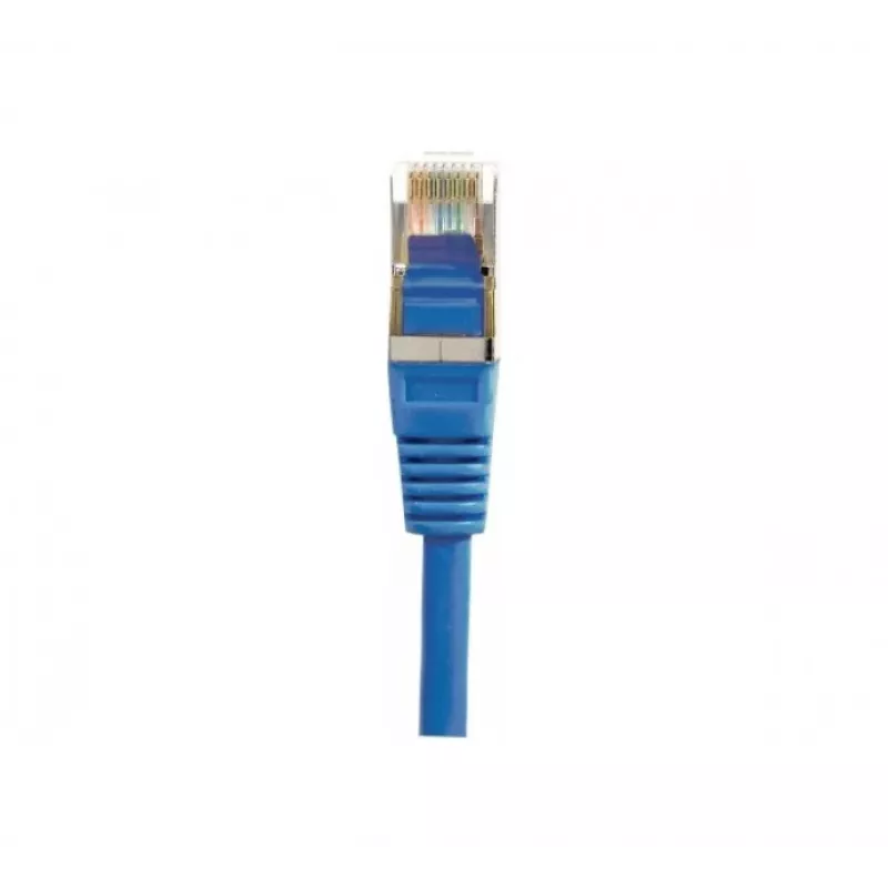 EXERTIS CONNECT Cat6 F/UTP komutācijas kabelis, zils, 0,5 m, ar slaidu aizsarguzmavu 842054