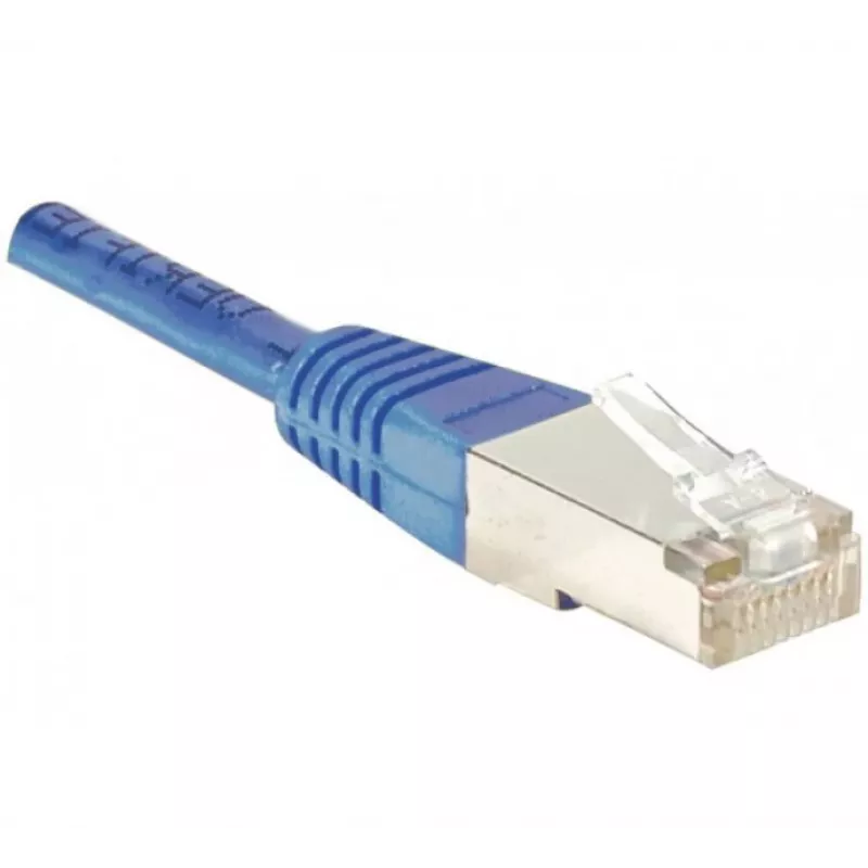 Exertis Connect 842104 Cat.6 F/UTP savienojuma kabelis, 1 m, zils, ar slim bend protection