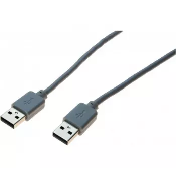 EXERTIS CONNECT USB 2.0 kabelis, USB-A tēviņš uz USB-A tēviņš, pelēks, 2,0 m 532503