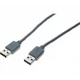 EXERTIS CONNECT USB 2.0 kabelis, USB-A tēviņš uz USB-A tēviņš, pelēks, 2,0 m 532503