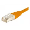 EXERTIS CONNECT Cat6 F/UTP tīkla kabelis, oranžs, 3,0 m, ar slaidu aizsargātu savienotāju 234130