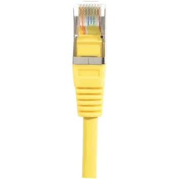 Exertis Connect 842301 Cat.6 F/UTP savienojuma kabelis, 3 m, dzeltens, ar slim bend protection