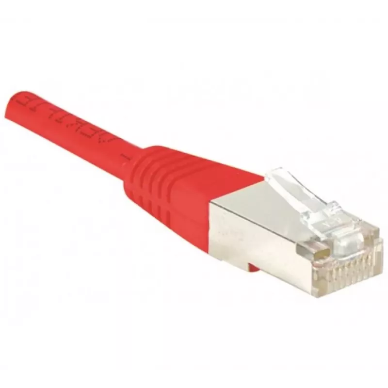 EXERTIS CONNECT Cat.5e F/UTP tīkla kabelis, RJ45, sarkans, 0,5 m 847163