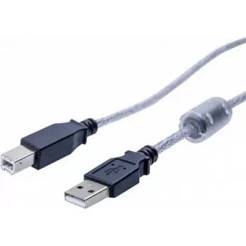 EXERTIS CONNECT USB 2.0 kabelis, USB-A male uz USB-B male, 2,0 m, melns 532535