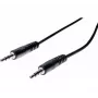 EXERTIS CONNECT 5m 3,5 mm stereo audio kabelis, vīrišķais–vīrišķais, melns 108567