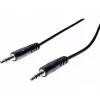 EXERTIS CONNECT 5m 3,5 mm stereo audio kabelis, vīrišķais–vīrišķais, melns 108567