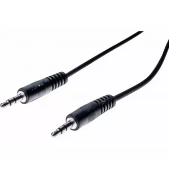 EXERTIS CONNECT 5m 3,5 mm stereo audio kabelis, vīrišķais–vīrišķais, melns 108567