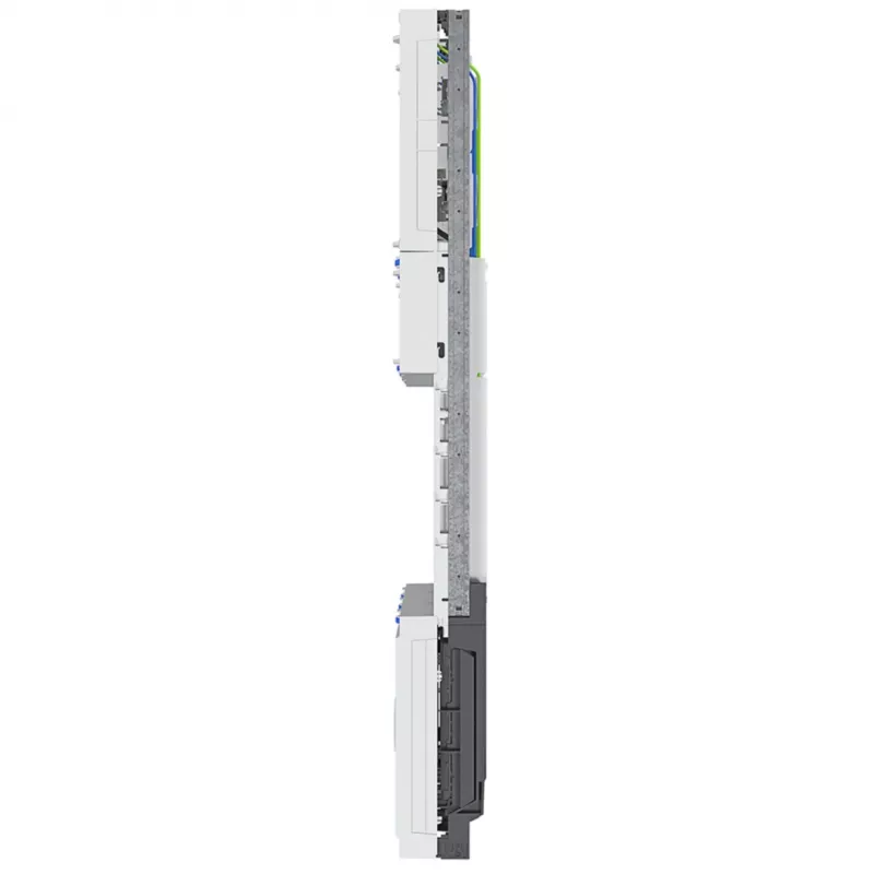HAGER ZL3EN26 universālais skaitītāju panelis ar 6 BKE-I vietām, trīsfāžu, 1050 mm